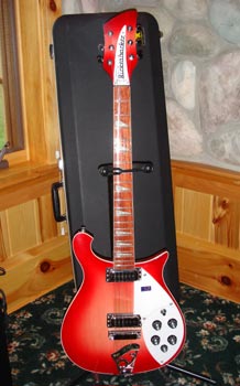 Rickenbacker guitar and case