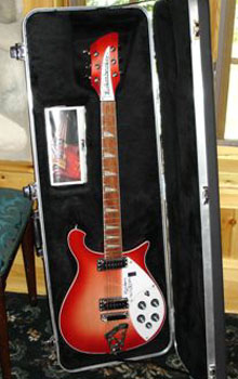 Rickenbacker guitar and case