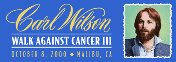 Carl Wilson Walk Against Cancer, Oct. 8, 2000, Malibu, CA