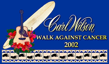 CARL WILSON WALK AGAINST CANCER 2002