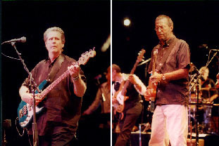 Brian Wilson and Eric Clapton